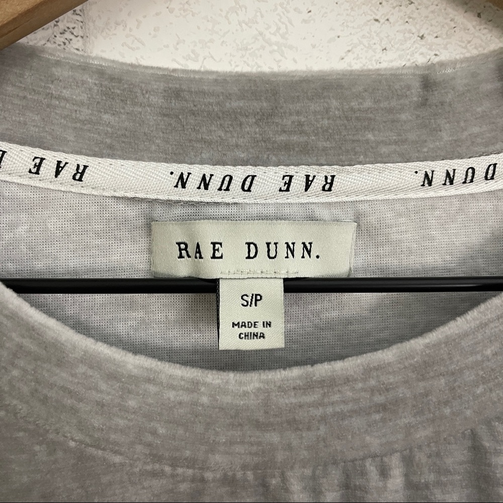 Rae Dunn “Be Kind.” Velour Long Sleeve Top - Picture 5 of 12